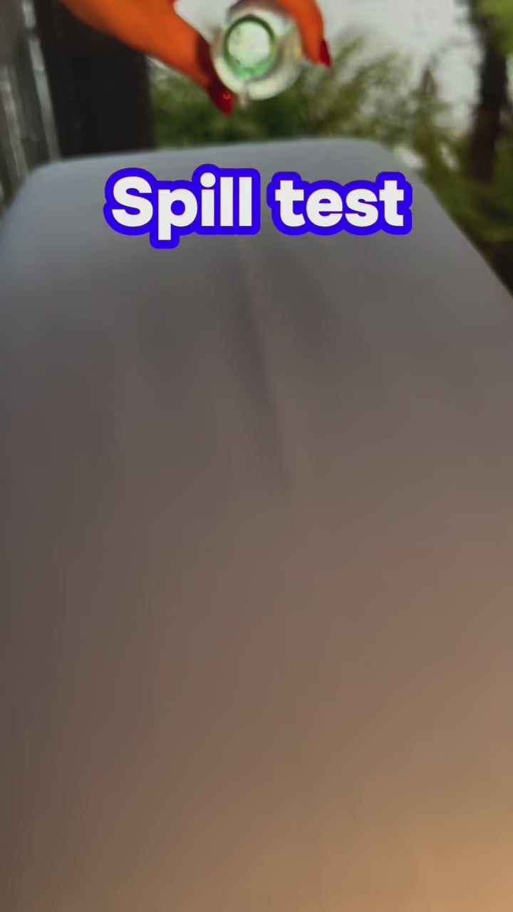 waterproof spill test for mattress protector