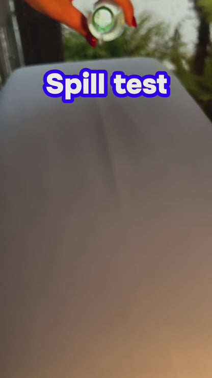 waterproof spill test for mattress protector